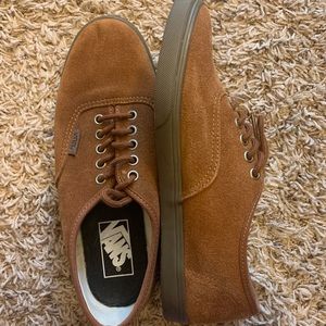 Vans leather lace up